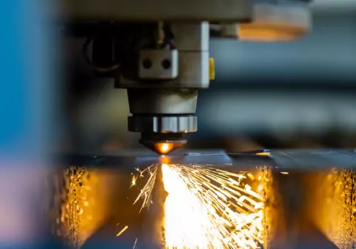 A metal cutting process is seen. SMF offers Metal Cutting in Columbia SC. 